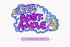 Super Bust-A-Move Title Screen